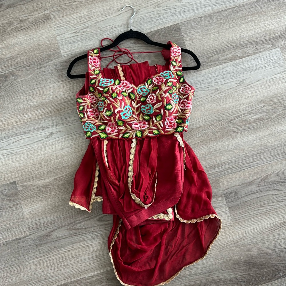 Indian Pant-Saree and Blouse